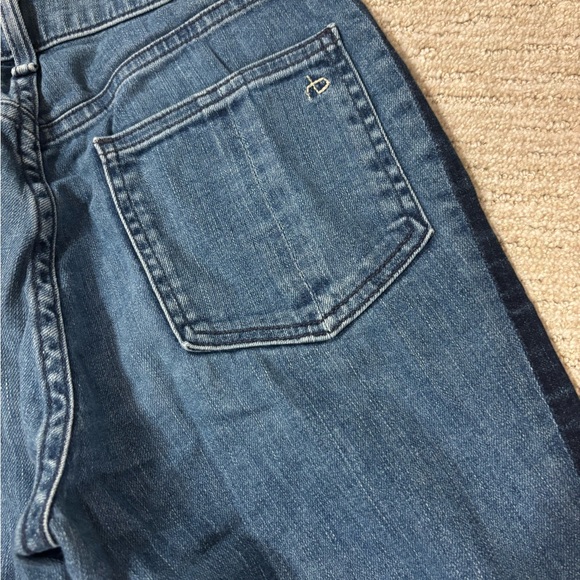 Rag & Bone Two-Tone Blue Jeans - Picture 4 of 5